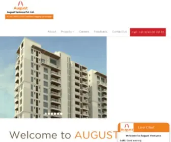 August.in(Real Estate Developers & Builders in Bangalore) Screenshot