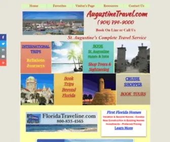 Augustinetravel.com(Saint Augustine's Complete Travel Service for All Inc) Screenshot