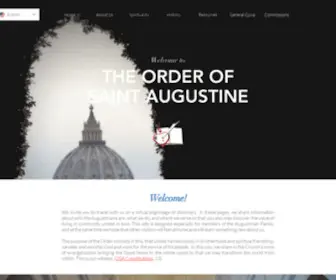 Augustinians.net(Order of Saint Augustine) Screenshot