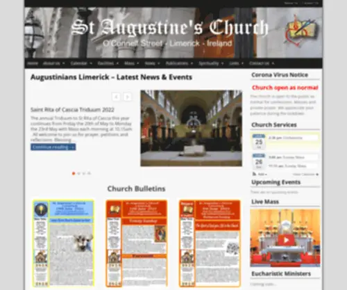 Augustinianslimerick.com(Augustinians Limerick) Screenshot