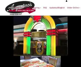 Augustinos.com(Augustino's Rock & Roll Deli & Grill) Screenshot