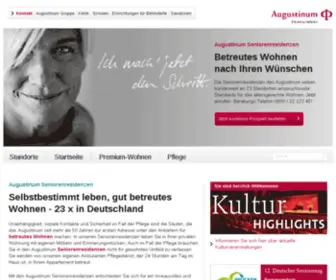 Augustinum-Wohnstifte.de(Augustinum Seniorenresidenzen) Screenshot