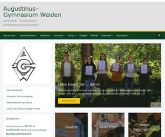 Augustinus-GYmnasium.de(Augustinus-Gymnasium Weiden) Screenshot