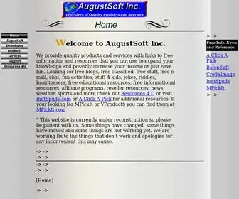 Augustsoft.com(AugustSoft Inc) Screenshot