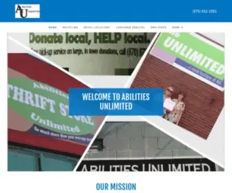 Aui.org(Abilities Unlimited) Screenshot