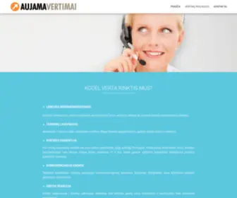 Aujama-Vertimai.lt(Biuras) Screenshot