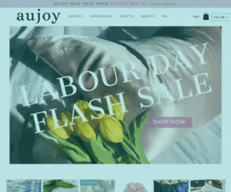 Aujoysilk.com(Silk Pillowcase) Screenshot