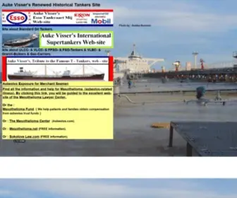 Aukevisser.nl(Auke Visser's Renewed Historical Tankers Site SupertankersSite about Oil Tankers) Screenshot