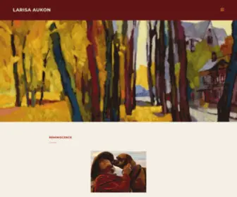 Aukonlarisa.com(Larisa Aukon Fine Art) Screenshot