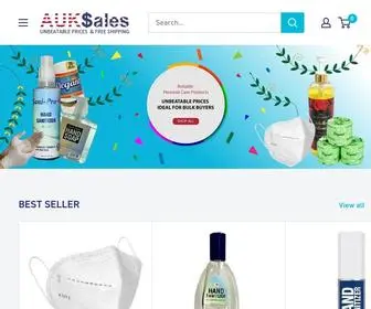 Auksales.com(Wholesale Products for Schools) Screenshot