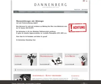 Auktion-Dannenberg.de(Dokument verschoben) Screenshot