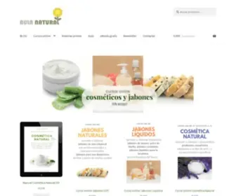 Aula-Natural.com(Cursos y talleres de cosmética natural y jabones artesanos) Screenshot