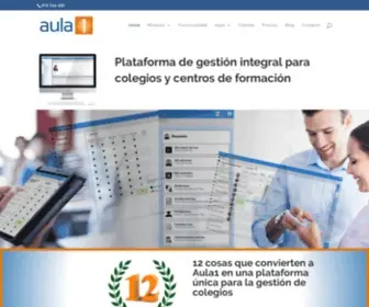 Aula1.com(Programa de gestión para colegios) Screenshot