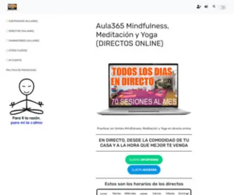 Aula365.online(Aula365 Mindfulness) Screenshot