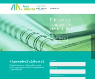 Aulaabierta.info(Aula Abierta) Screenshot
