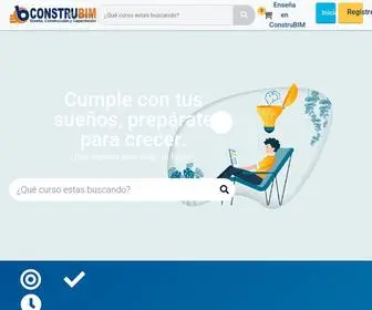 Aulaconstrubim.com(Construbim Perú) Screenshot