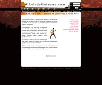 Auladeguitarra.com(Professor e Aulas de Guitarra) Screenshot