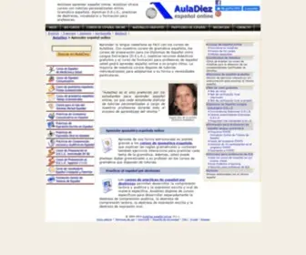 Auladiez.com(Aprender español online) Screenshot