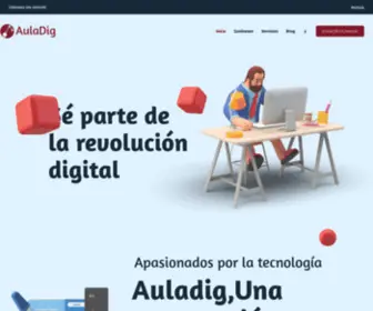 Auladig.co(Auladig-Desarrollo web) Screenshot