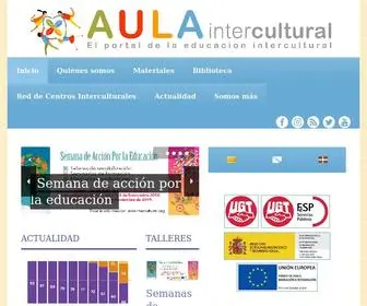 Aulaintercultural.org(Aula Intercultural) Screenshot