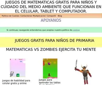 Aulajuego.com(Juegos matematicos para aprender las tablas de multiplicar y mucho mas) Screenshot