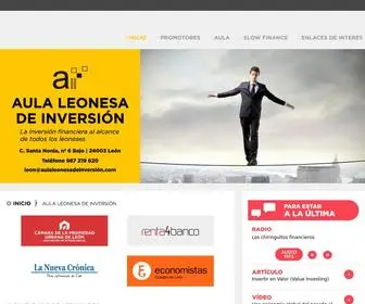 Aulaleonesadeinversion.com(Aula) Screenshot