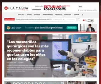 Aulamagna.com.es(Aula Magna) Screenshot