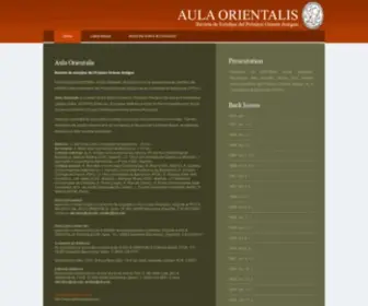 Aulaorientalis.org(Aula Orientalis) Screenshot