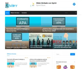 Aulary.com(Los mejores cursos gratis) Screenshot