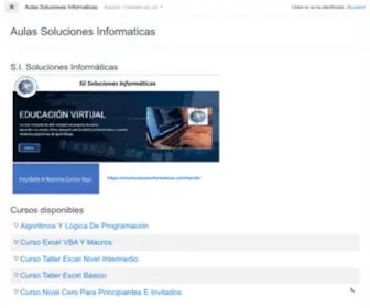 Aulassolucionesinformaticas.com(Redireccionar) Screenshot