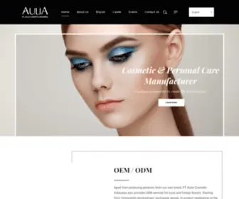 Auliacosmetic.com(Aulia Cosmetic) Screenshot