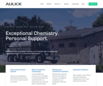 Aulickchemical.com(Aulick Chemical Solutions) Screenshot