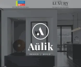 Aulikdesignbuild.com(Aulik Design Build) Screenshot