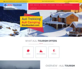 Aulitourism.com(Auli Tourism) Screenshot