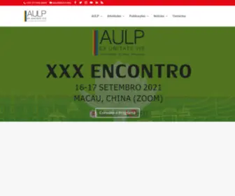Aulp.org(Associação das Universidades de Língua Portuguesa) Screenshot