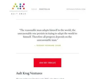 Aultkrug.com(AK Ventures) Screenshot