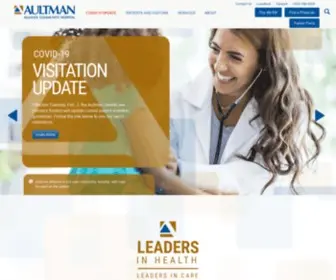 Aultmanalliance.org(Outstanding Health Care Close to Home) Screenshot