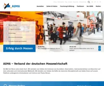 Auma-Messen.de(AUMA) Screenshot