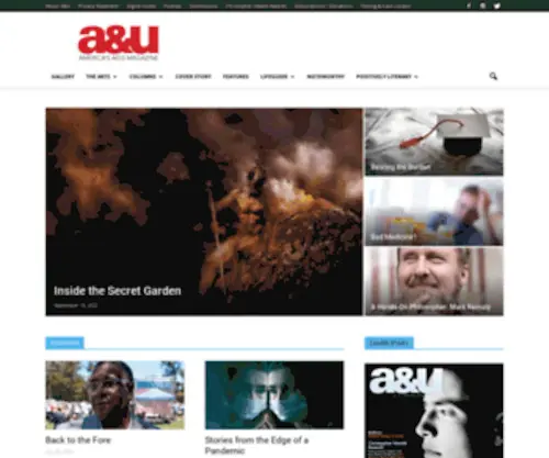 Aumag.org(America's AIDS Magazine) Screenshot