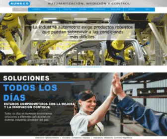 Aumecon.com.ar(Automatización) Screenshot