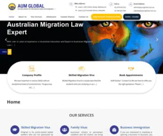 AumGlobal.com.au(Best Immigration Agents) Screenshot