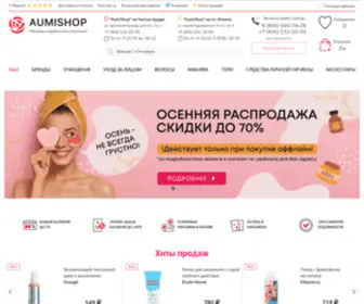 Aumishop.ru(Корейская косметика в интернет) Screenshot