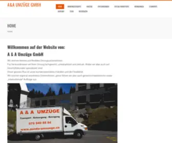 Aunda-Umzuege.ch(A&A) Screenshot