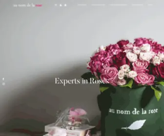 Aunomdelarose.com.qa(Au nom de la rose) Screenshot