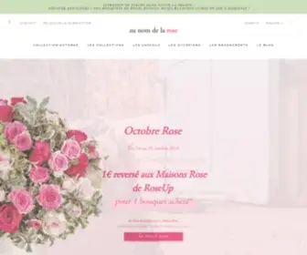 Aunomdelarose.com(Au Nom De La Rose) Screenshot