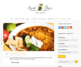 Auntbeesrecipes.com(Making meals and memories) Screenshot