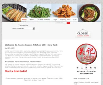 Auntieguanskitchen-NY.com(Order Chinese online from Auntie Guan's Kitchen 108) Screenshot