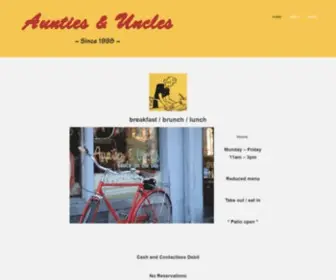 Auntiesanduncles.ca(Aunties & Uncles .ca) Screenshot