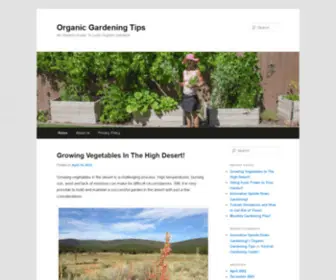 Auntiesgarden.com(Organic Gardening Tips) Screenshot