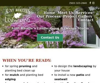 Auntrhodies.com(Aunt Rhodie's Landscaping & Design Studio) Screenshot